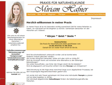 Tablet Screenshot of naturheilpraxis-hafner.de